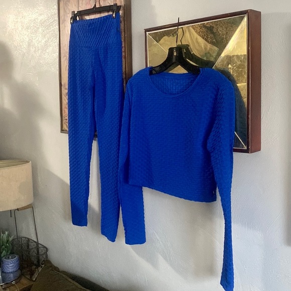 BORN PRIMITIVE WORKOUT SET HIGH WAIST LEGGING CROP TOP BODYCON WORKOUT SET L - Picture 16 of 16